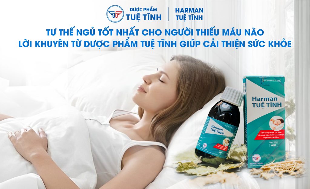 Tư thế ngủ tốt nhất cho người thiếu máu não: Lời khuyên từ Dược Phẩm Tuệ Tĩnh 