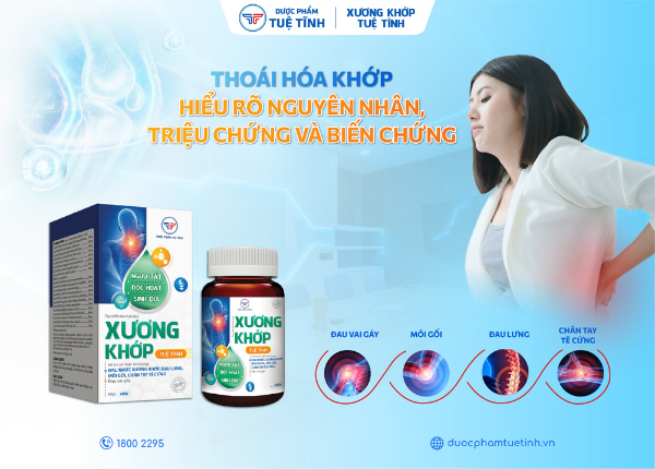 Thoái hóa khớp: Hiểu rõ nguyên nhân, triệu chứng và biến chứng