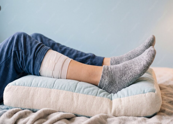 Người bị sưng cổ chân nên hạn chế vận động chân mạnh, tránh tình trạng nặng lên